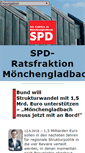 Mobile Screenshot of fraktion-spd-mg.de